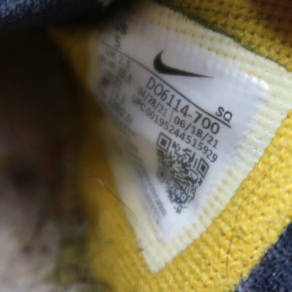 Nike Shoes Womens 5 Casual Sneakers AF1 Air Force 1 Shadow Dark Sulfur Trainers - Picture 14 of 14